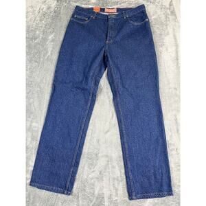 Men's Red Camel Denim Blue Jeans Size 38x32  NWT